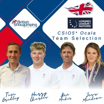 British Showjumping Team announced for CSIO5 Ocala Longines Leaue